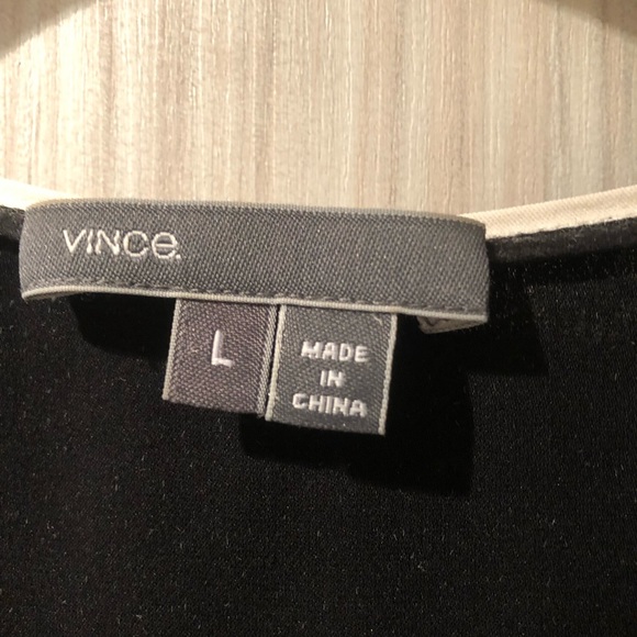 Vince Silk top/blouse black - Picture 3 of 5